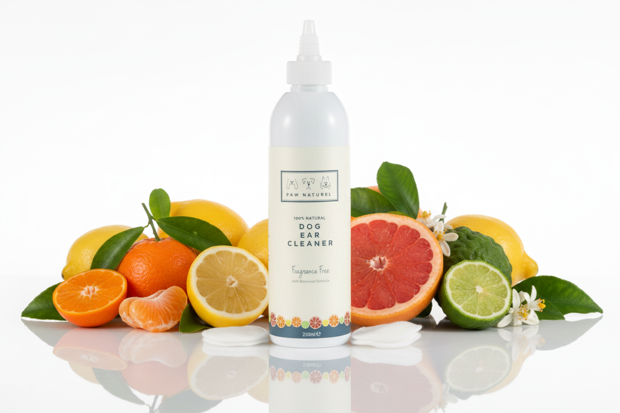 Fragrance-Free Natural Dog Ear Cleaner 250ml | Paw Naturel