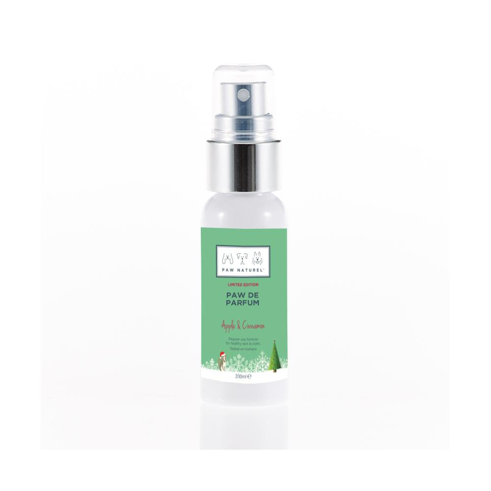 PRE-ORDER - Paw Naturel Christmas Apple & Cinnamon Paw De Parfum Dog Cologne 100ml