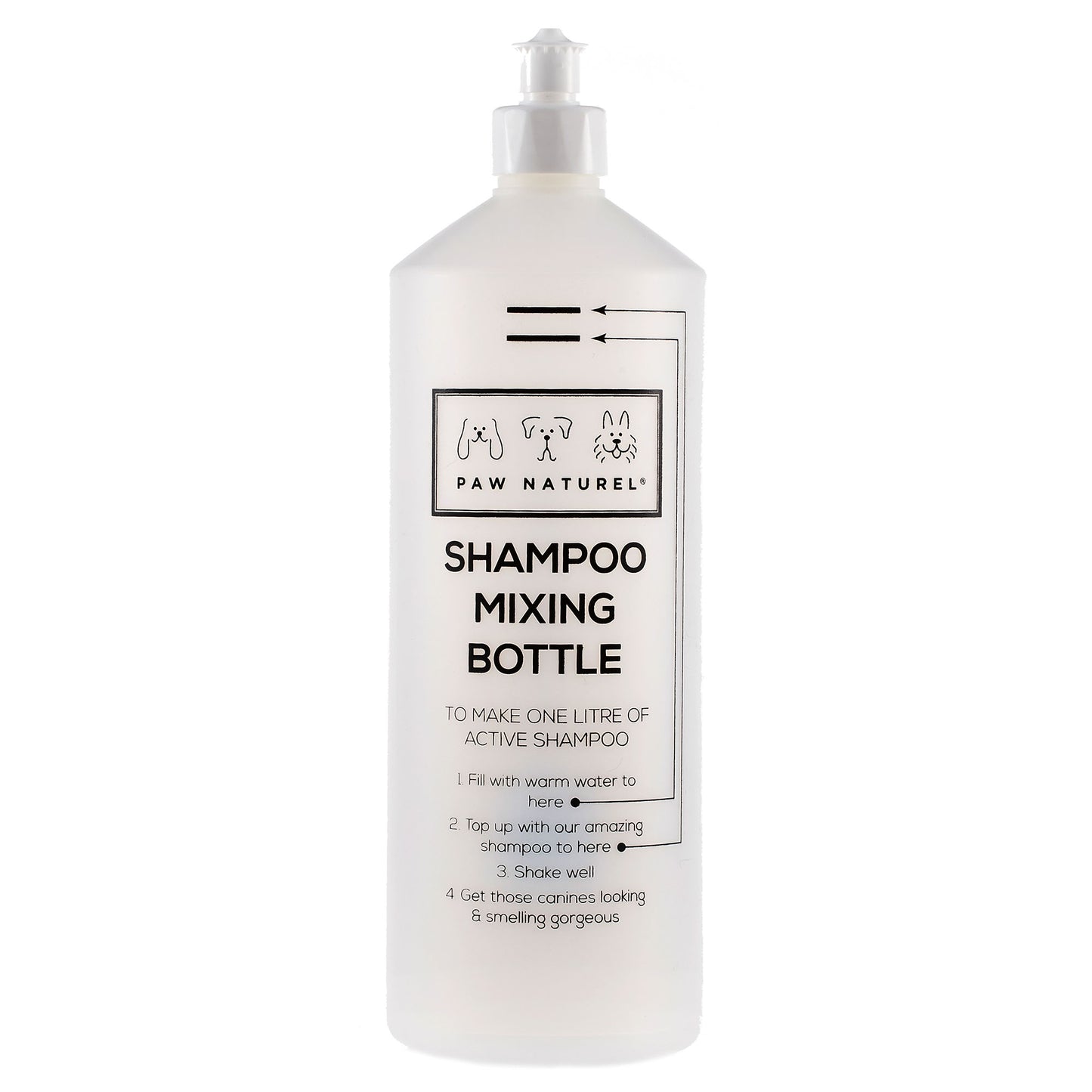 Paw Naturel Shampoo Mixing Bottle