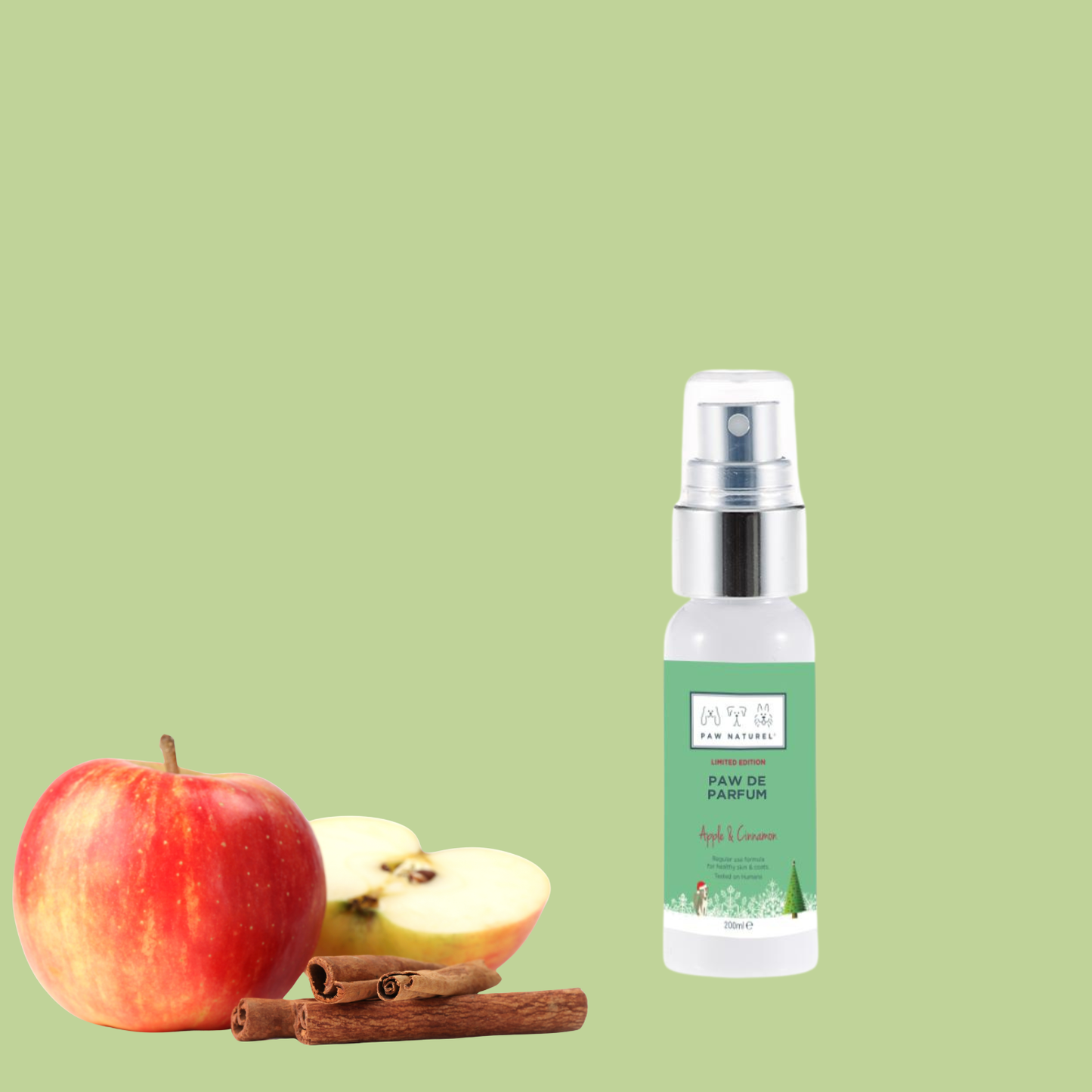 Apple and cinnamon Paw De Parfum dog perfume grooming cologne 30ml by Paw Naturel