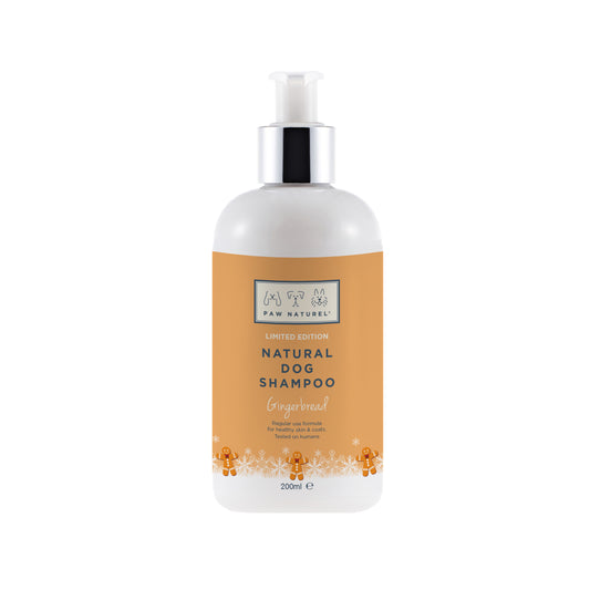PRE-ORDER - Paw Naturel Christmas Gingerbread Natural Dog Shampoo 200ml