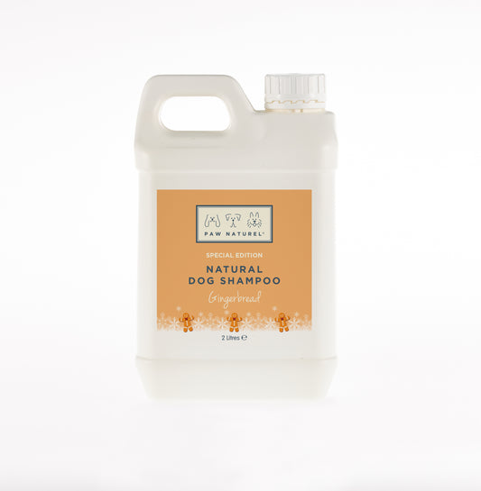 PRE-ORDER - PAW NATUREL GINGERBREAD NATURAL DOG SHAMPOO 2 LITRES