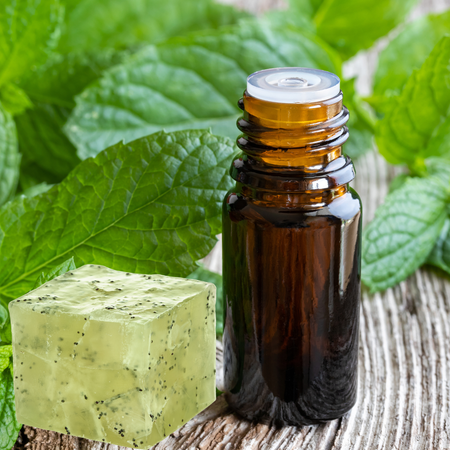 Paw Naturel Natural Peppermint Foot Scrub with poppy seeds