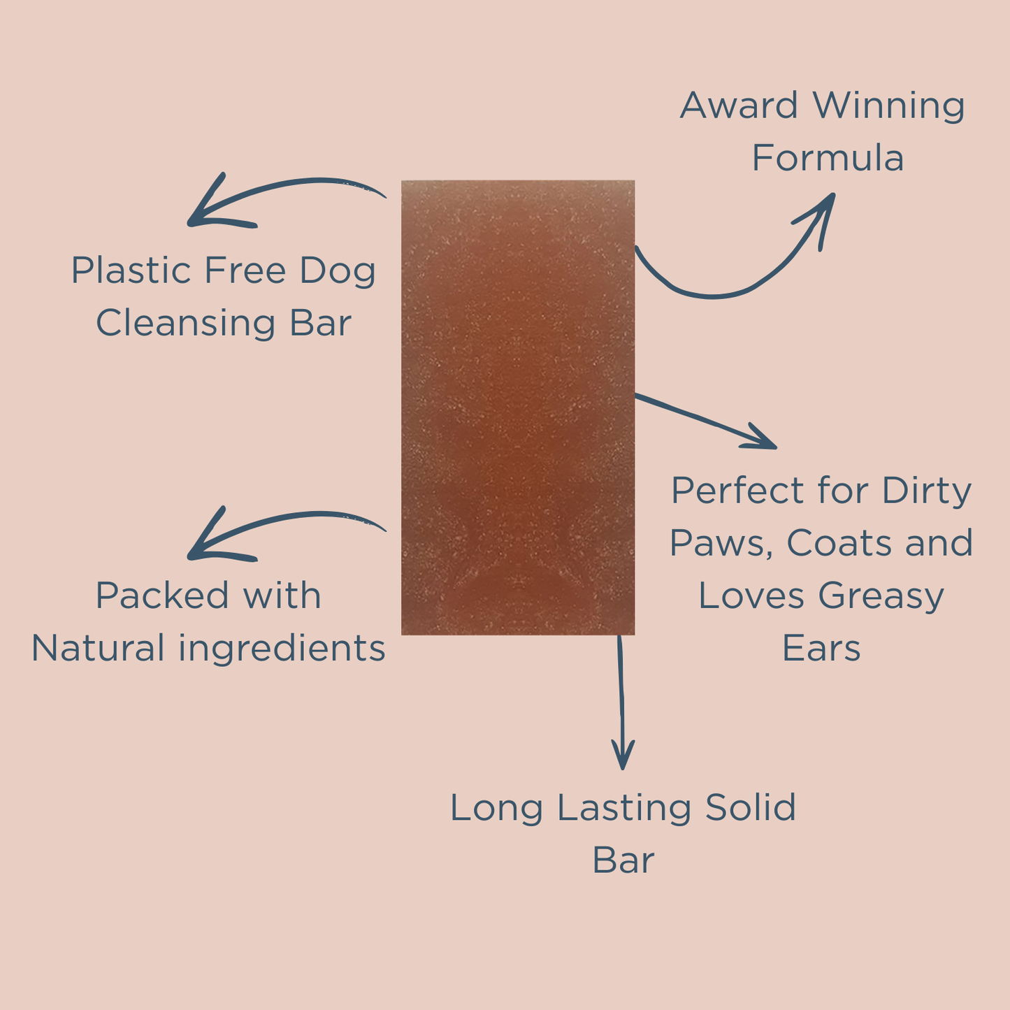 Paw Naturel Eco Cleansing Bar with real sugar 210g