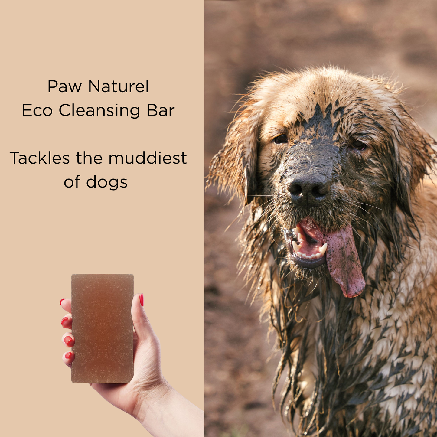 Paw Naturel Eco Cleansing Bar with real sugar 210g