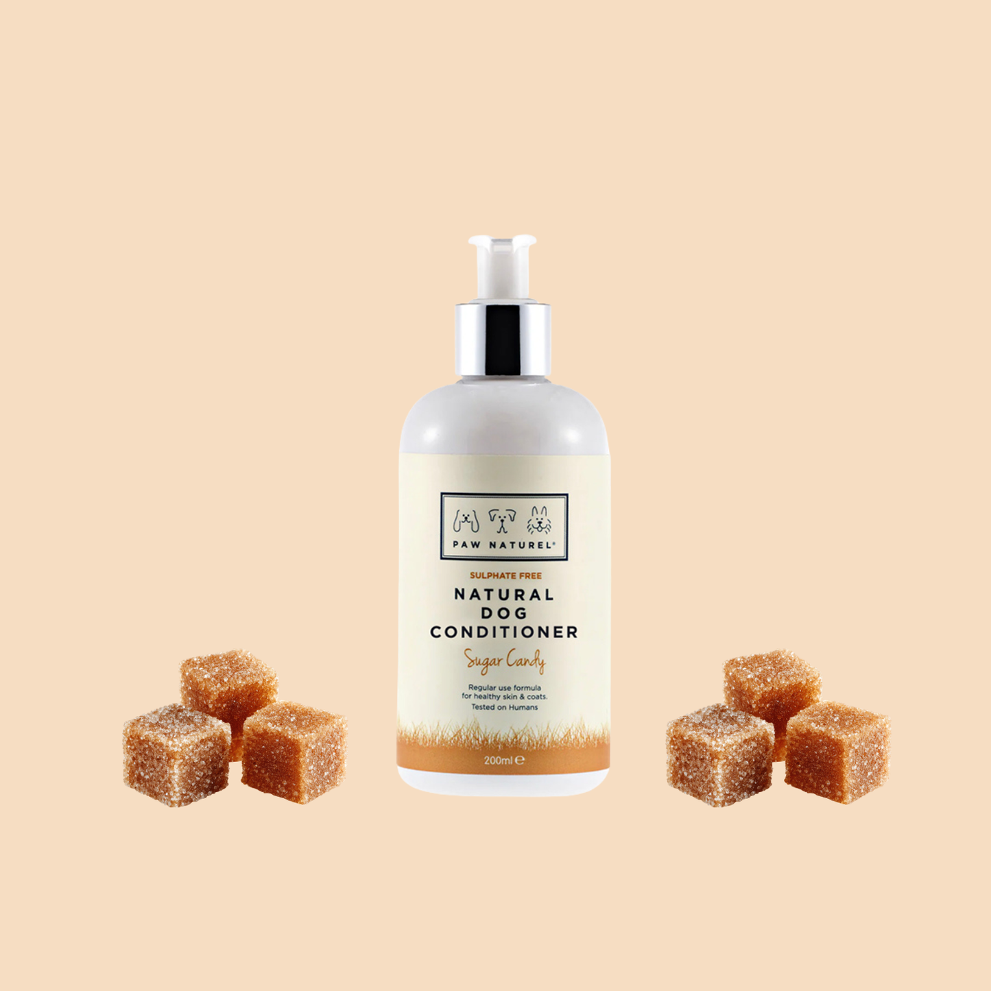 Paw Naturel Sugar Candy Dog Conditioner – Nourishing Coat Conditioner 200ml