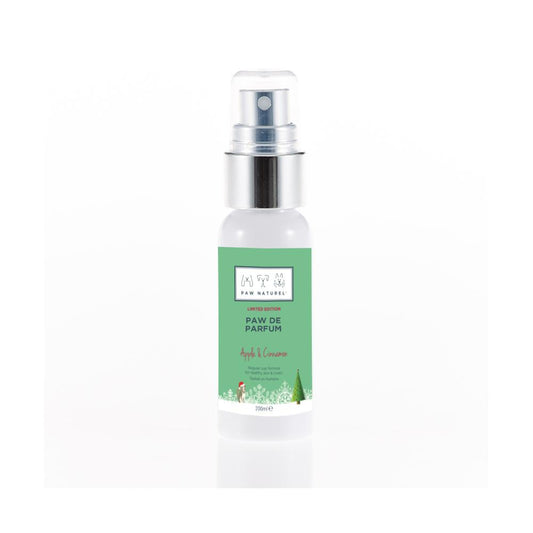 PRE-ORDER - Paw Naturel Christmas Apple & Cinnamon Paw De Parfum Dog Cologne 1 litre refill