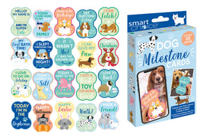 Milestone cards for dogs and puppies