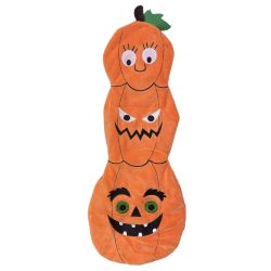 Trio of Halloween Crinkly Pumpkins Dog Toy