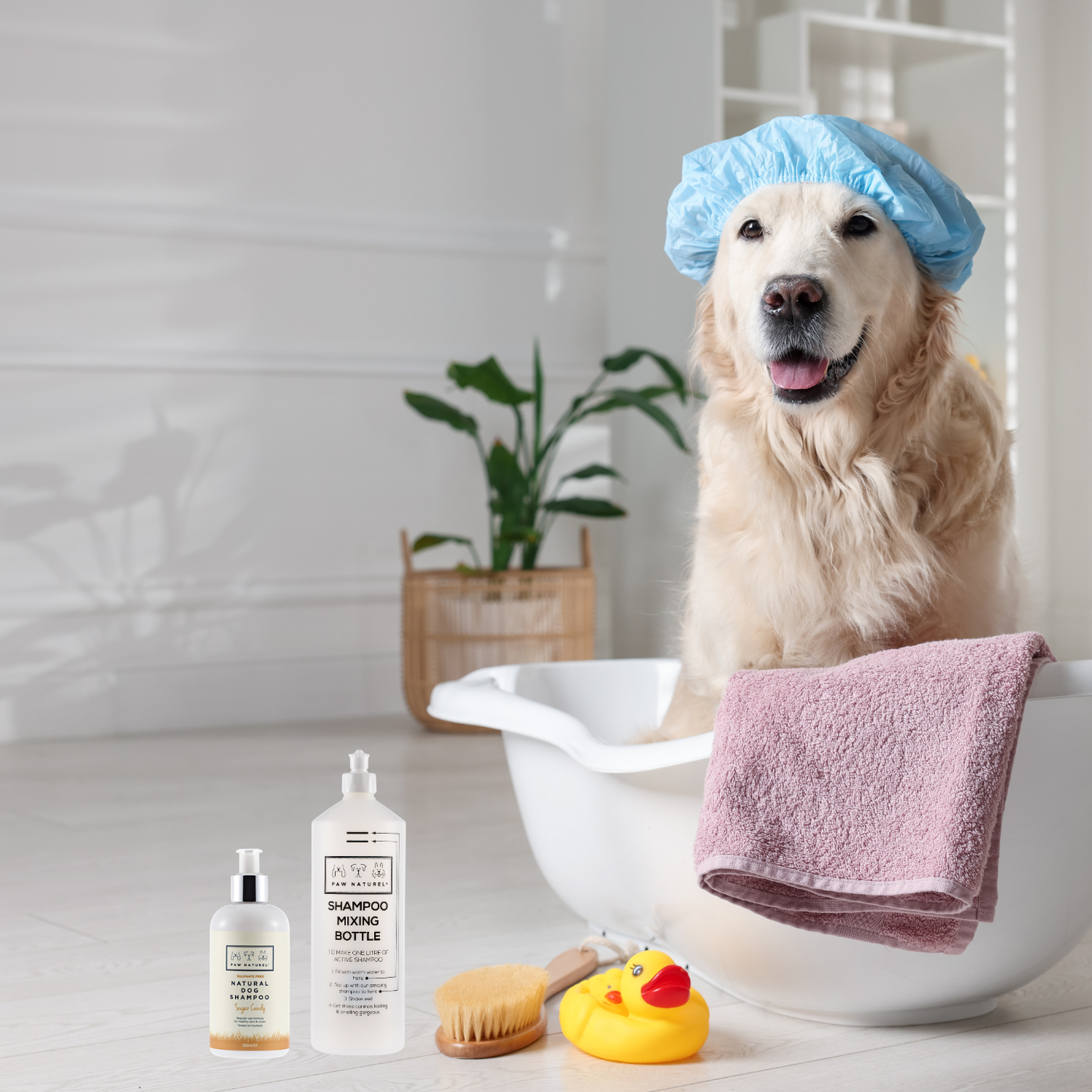 Paw Naturel Shampoo Conditioner Mixing Bottle