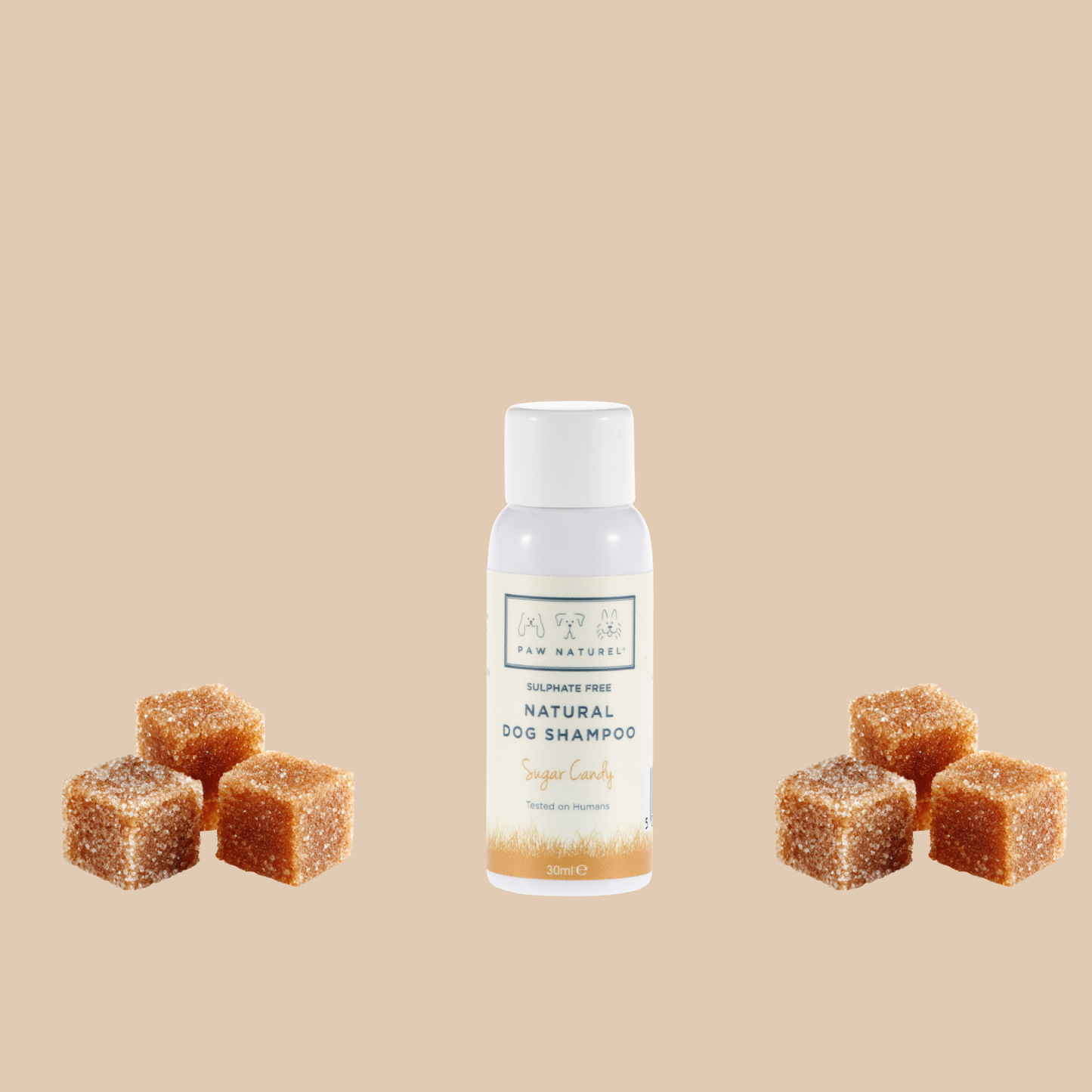 Paw Naturel Sugar Candy Natural Dog Shampoo 30ml