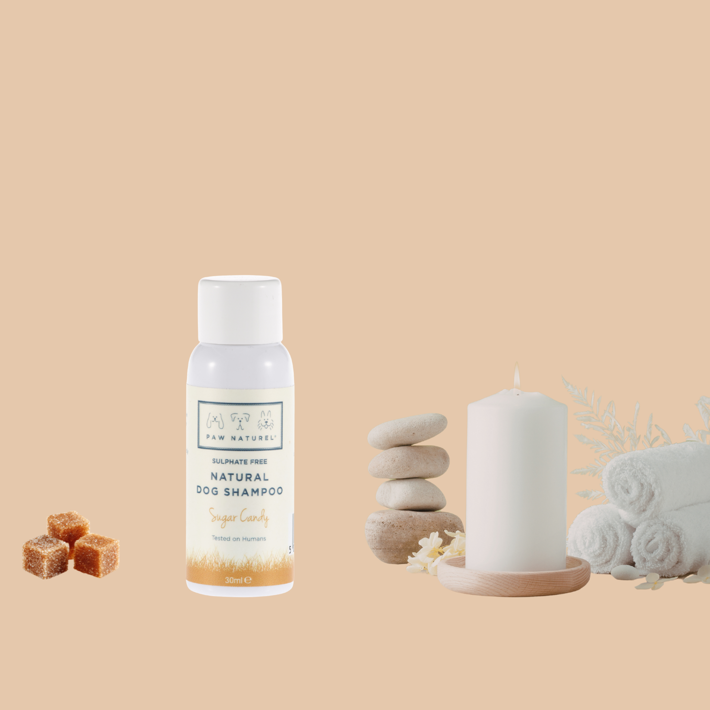 Paw Naturel Sugar Candy Natural Dog Shampoo 30ml