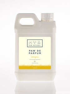 Paw Naturel Paw De Parfum Lemongrass 2 Litre Natural Dog Fragrance