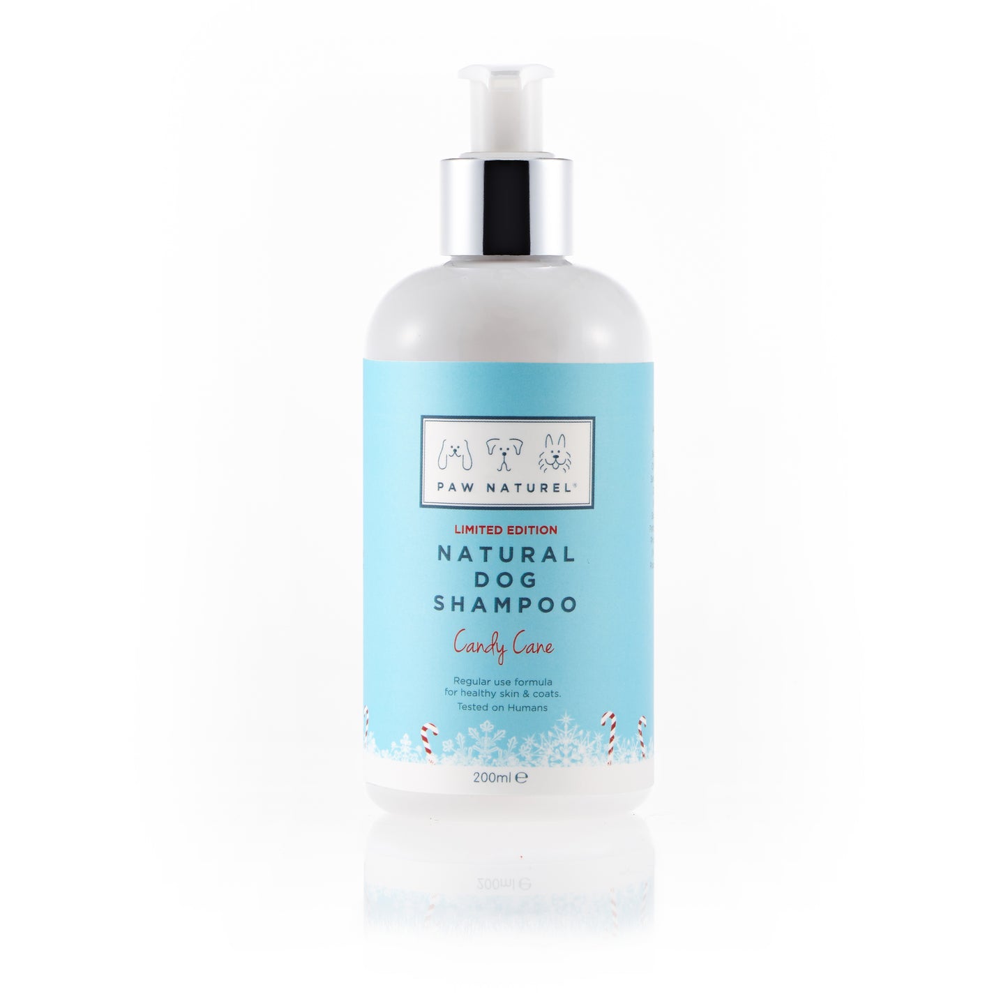Paw Naturel Christmas Candy Cane Natural Dog Shampoo 200ml *limited edition*