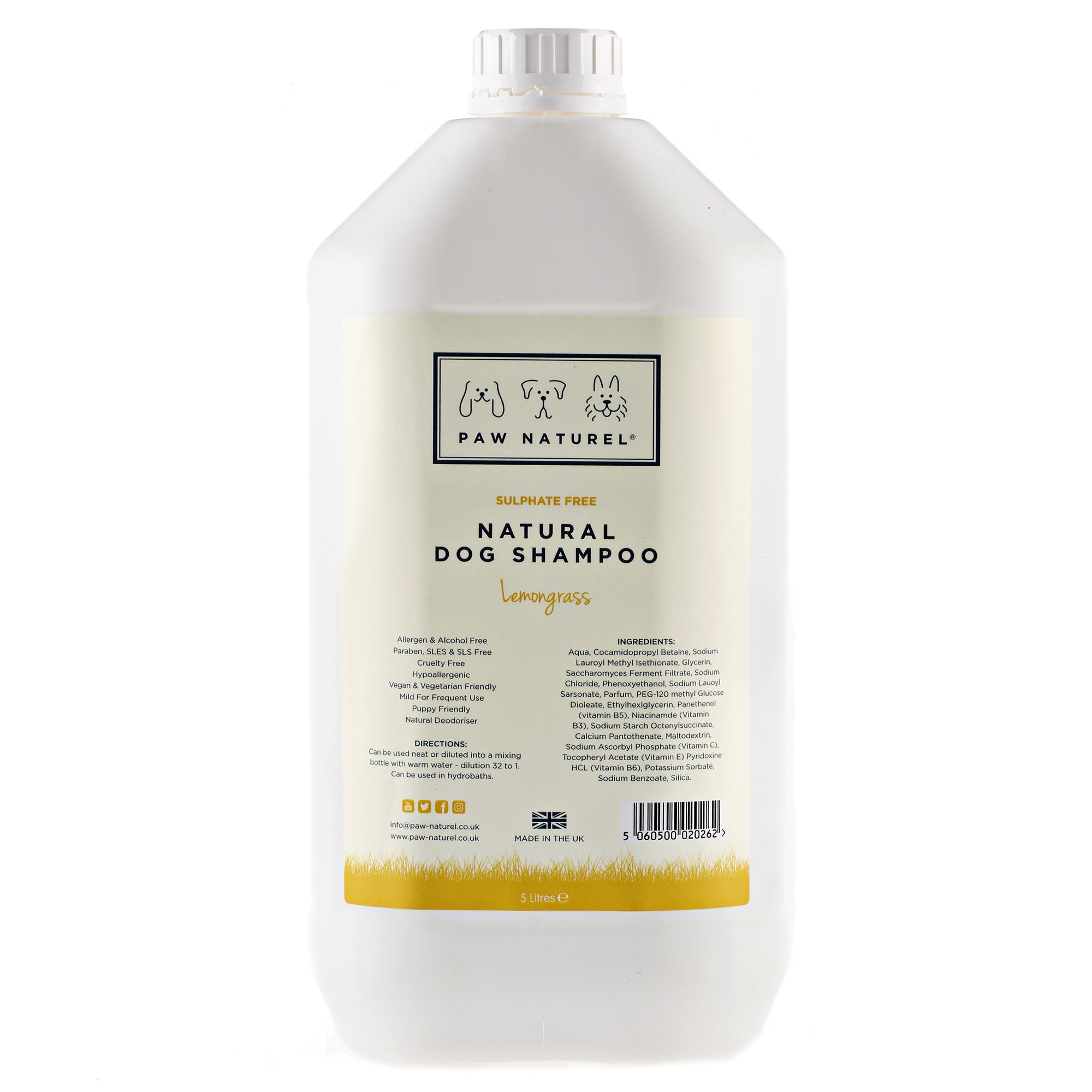 Lemongrass best sale dog shampoo